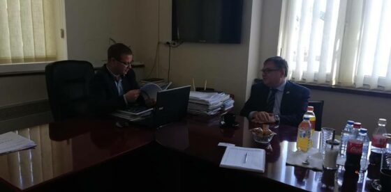 Работна средба со Амбасадорот на Р. Франција во Р. Македонија, г-дин Кристијан Тимоние.