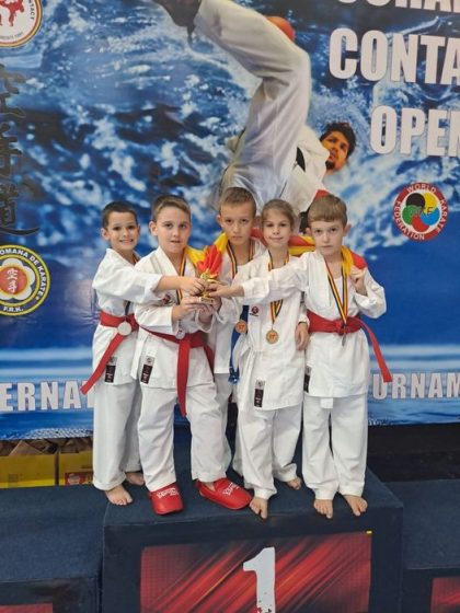 Пехар за прво место екипно и освоени 8 медали за КК „Дојран“ на WFK турнир во Романија